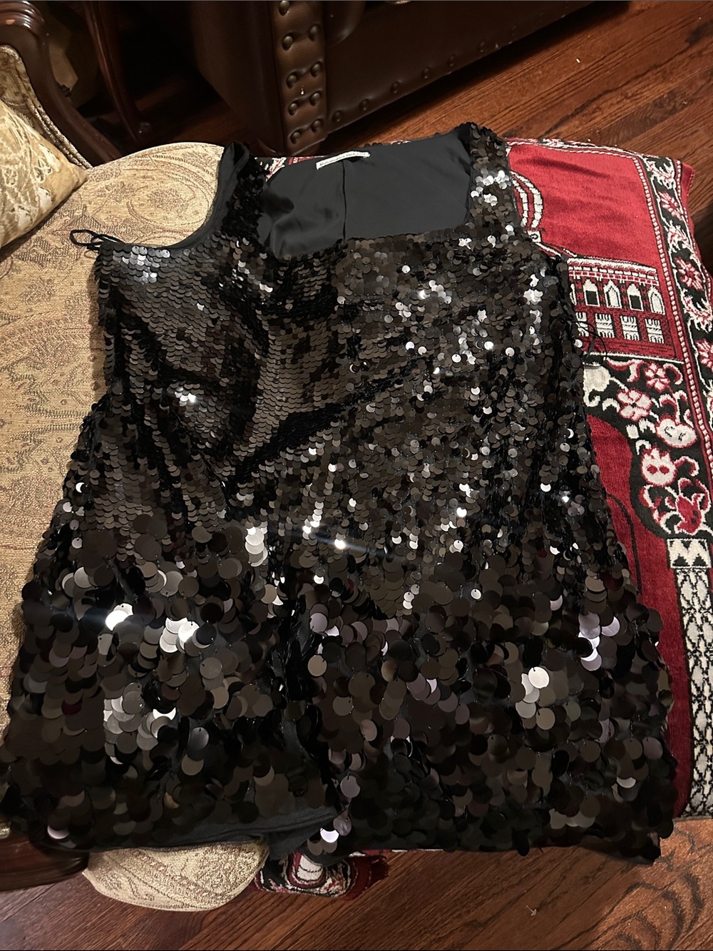 Abercrombie & Fitch Black Sequin Women's Dress